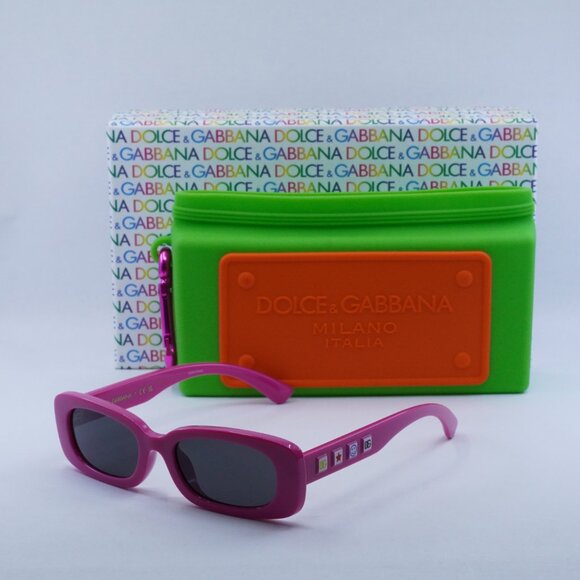 🕶️ New Dolce & Gabbana Kids DX6006U 309887 Sunglasses - Fucsia Frame - Picture 10 of 10